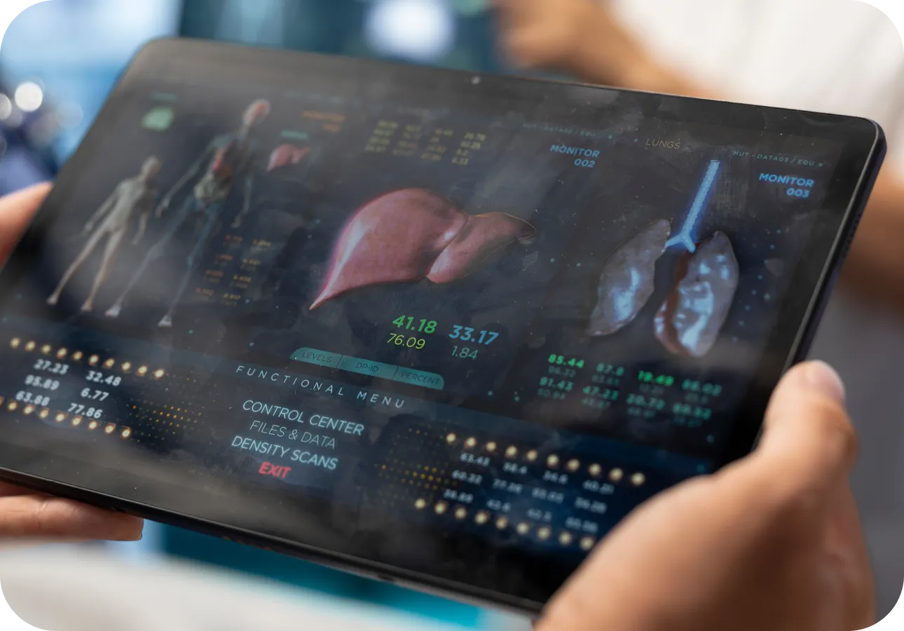 Our Mission Medic Analyzing Image